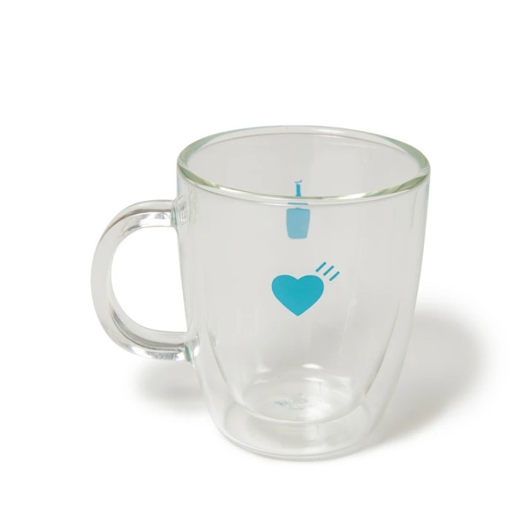 BLUE BOTTLE X HUMAN MADE DOUBLE WALL GLASS MUG - XX24G