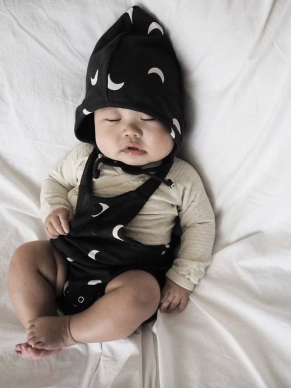 ORGANIC ZOO - Black Midnight Pixie Bonnet