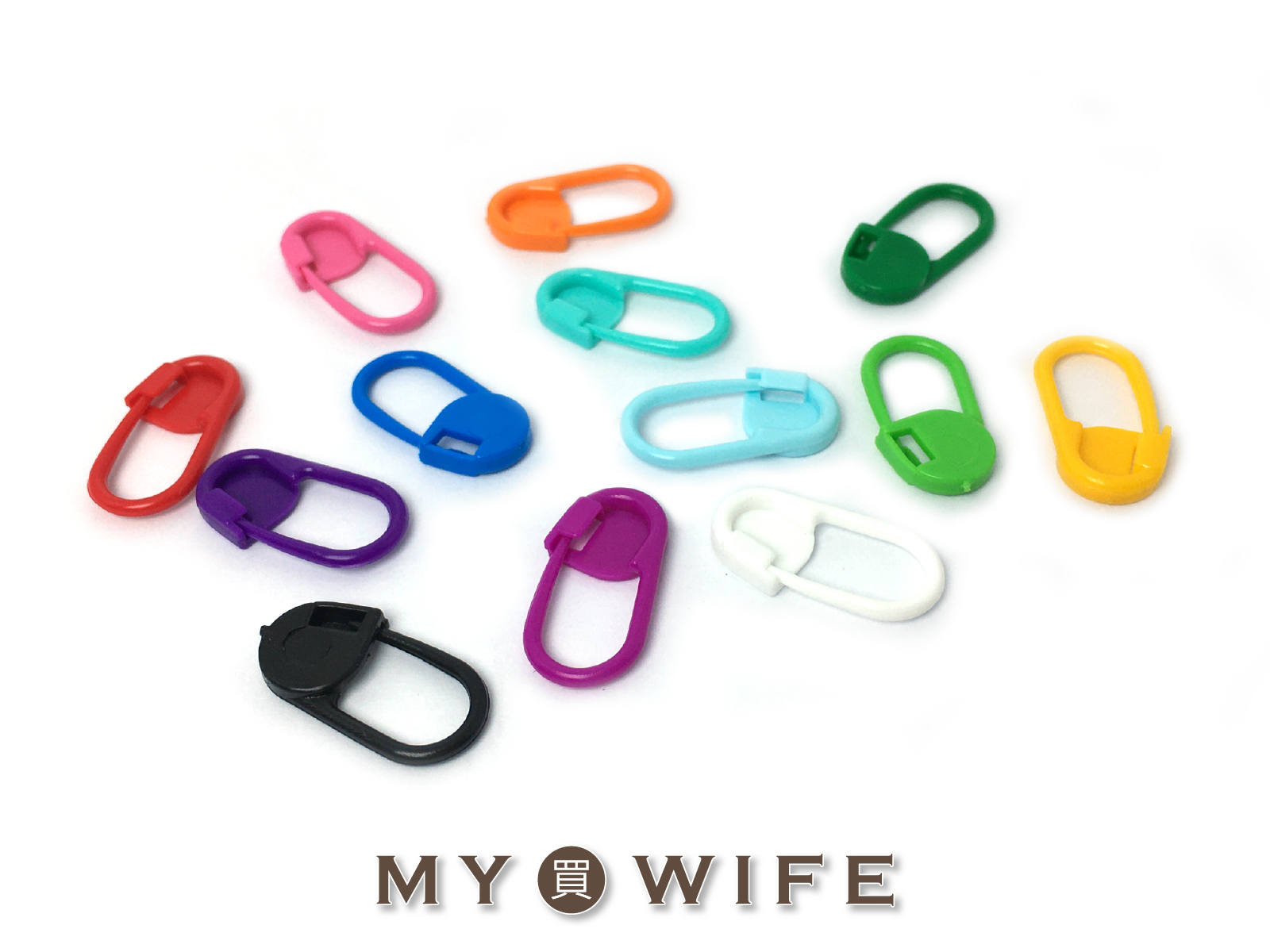 塑膠記號扣_記號扣/塑膠別針/別針記號扣_40入