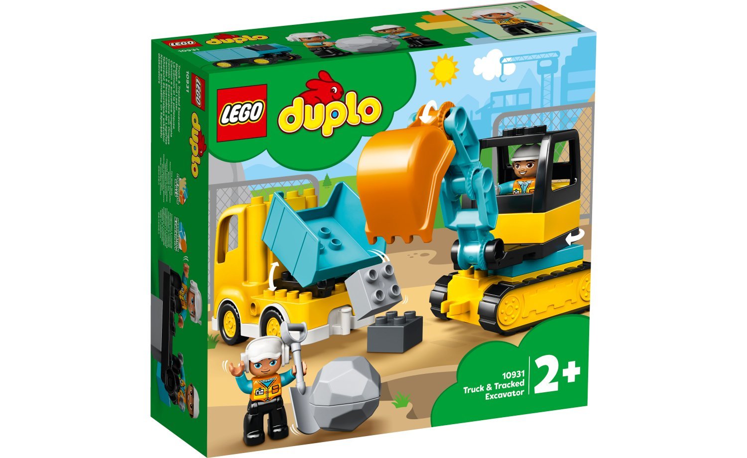[飛米樂高積木磚賣店] LEGO 10931 Duplo-卡車 & 挖土機