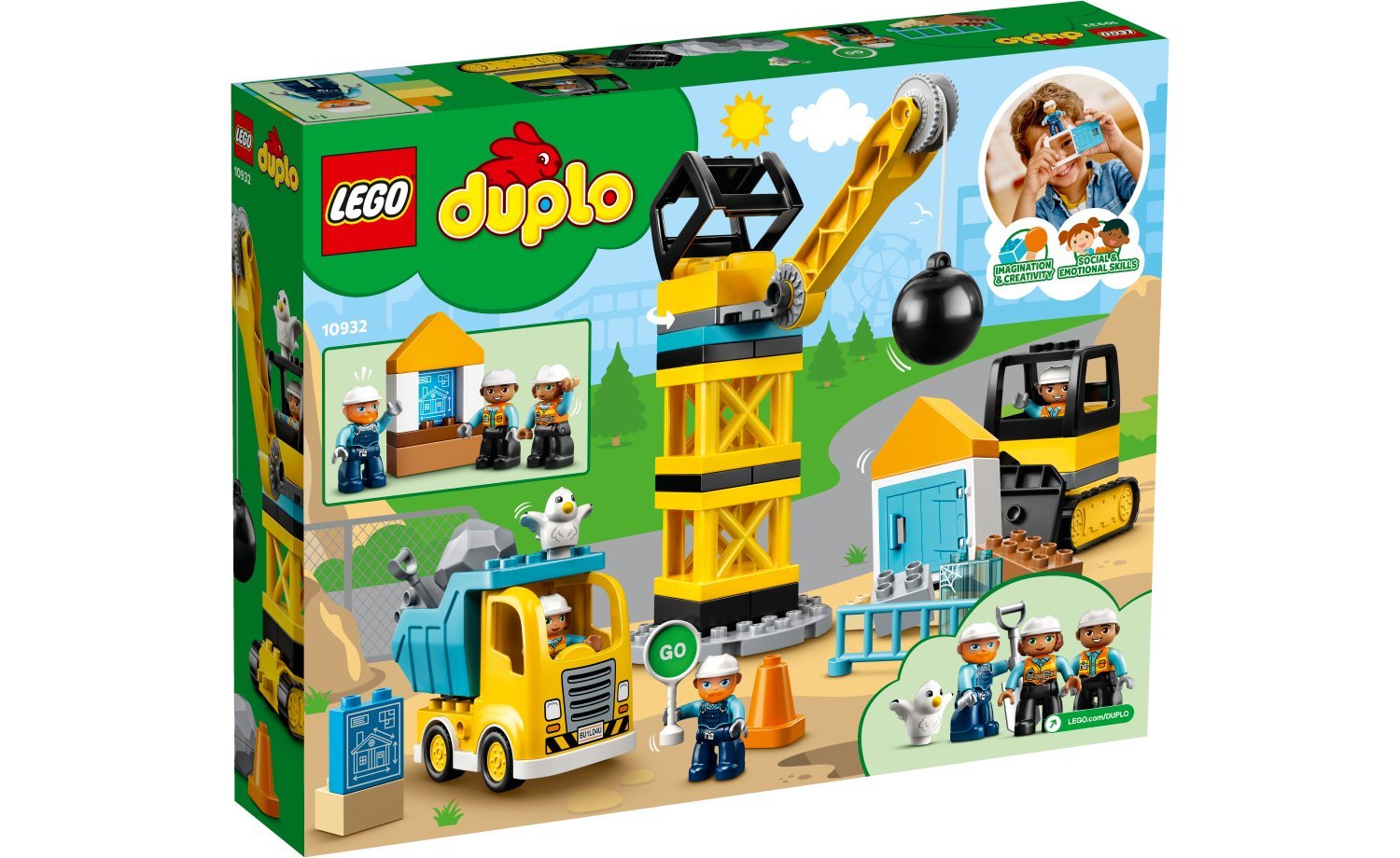 [飛米樂高積木磚賣店] LEGO 10932 Duplo-施工現場組