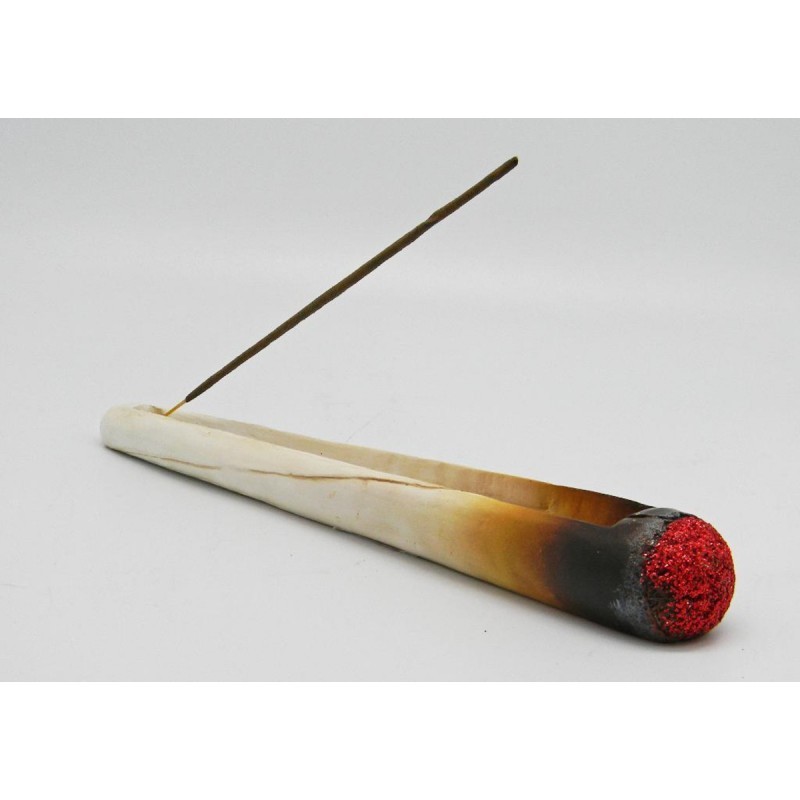 10.5" BURNING CIGARETTE INCENSE BURNER