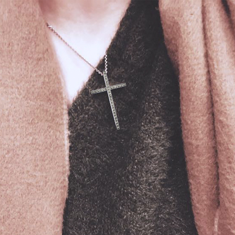 馬克賽石十字架墜子