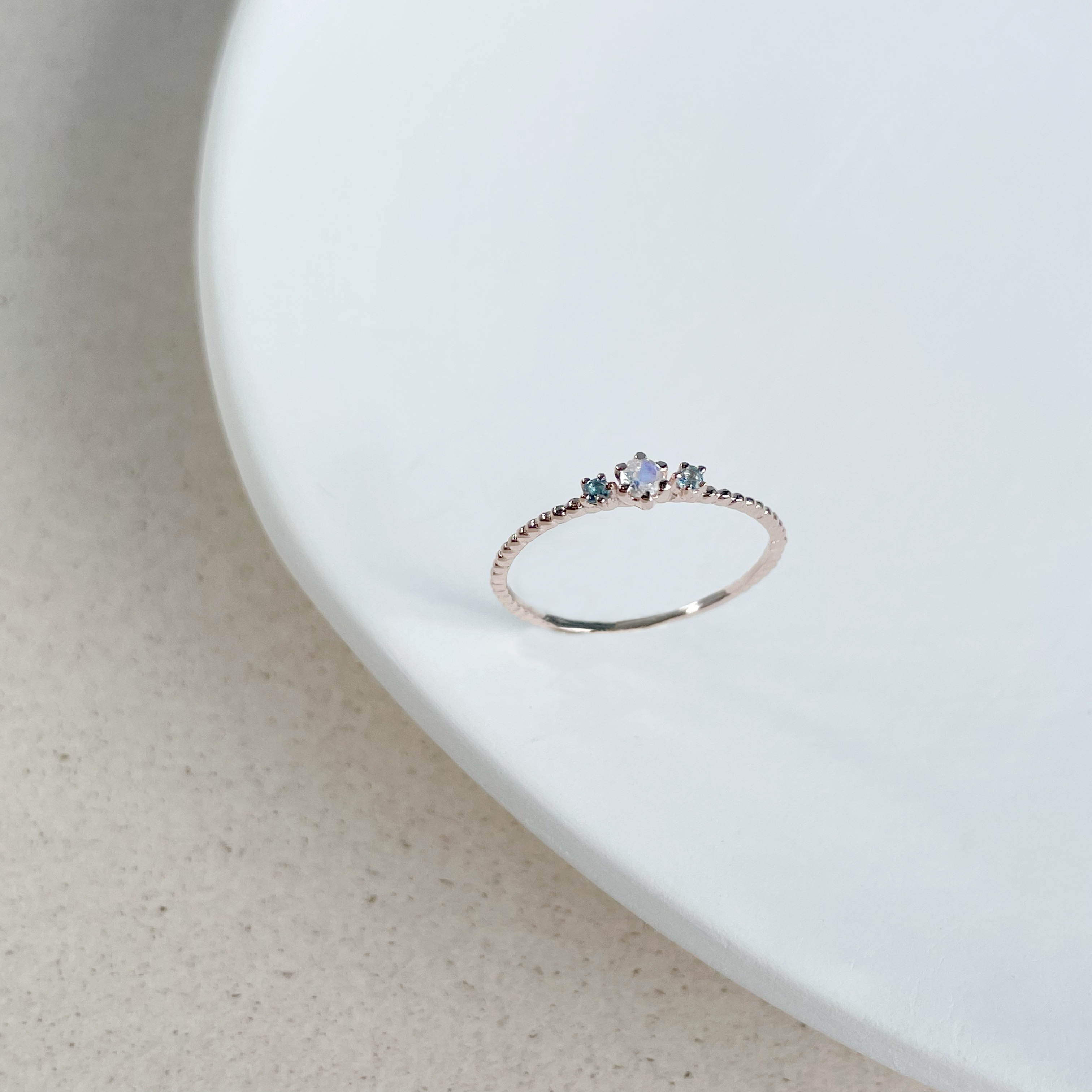 Mini六爪月光流星戒指