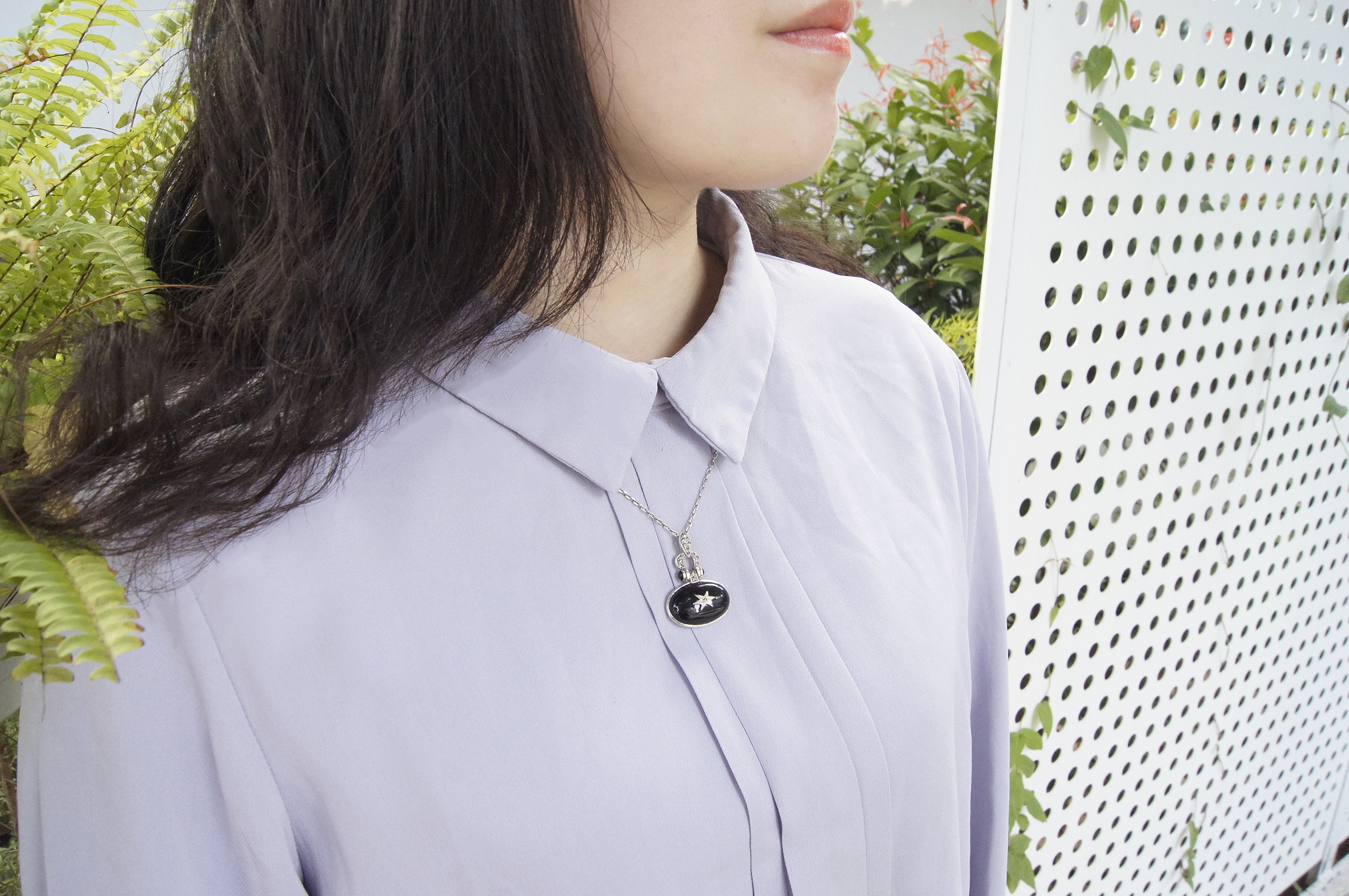 黑瑪瑙星星墜子