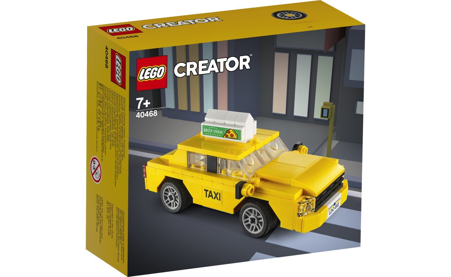 [飛米樂高積木磚賣店] LEGO 40468 BrickHeadz 黃色計程車