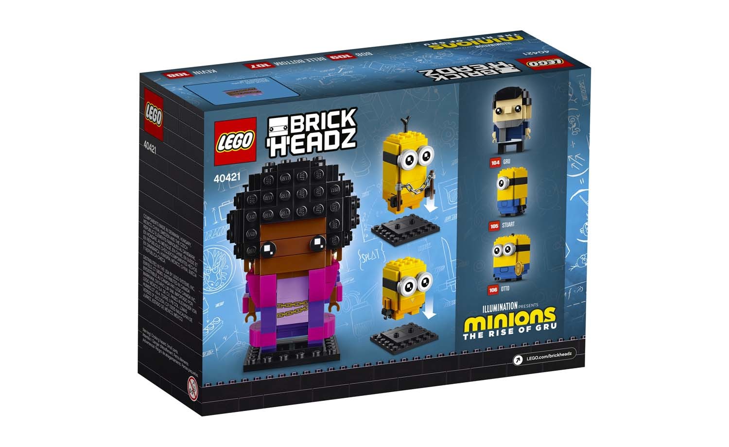 [飛米樂高積木磚賣店] LEGO 40421 BrickHeadz Bottom, Bob and Kevin