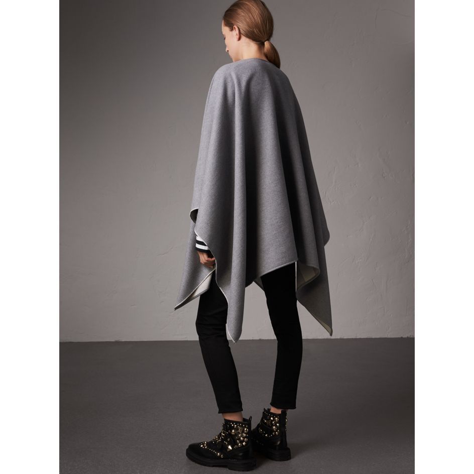 Burberry reversible poncho on sale