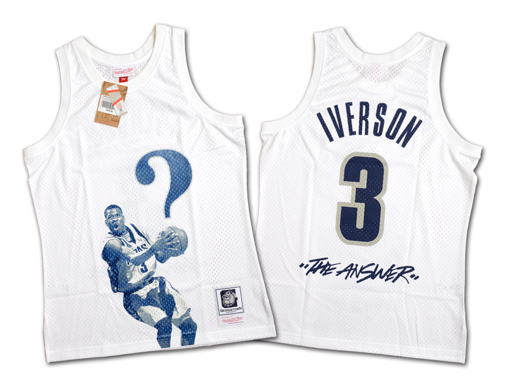 Mitchell & Ness 喬治城大學 Allen Iverson 網眼 球衣