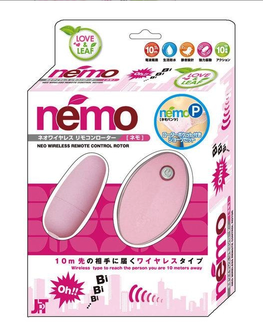 〔日本原裝進口〕~Love & Leaf~ NEMO 無線遙控震蛋連內褲 兩色可選