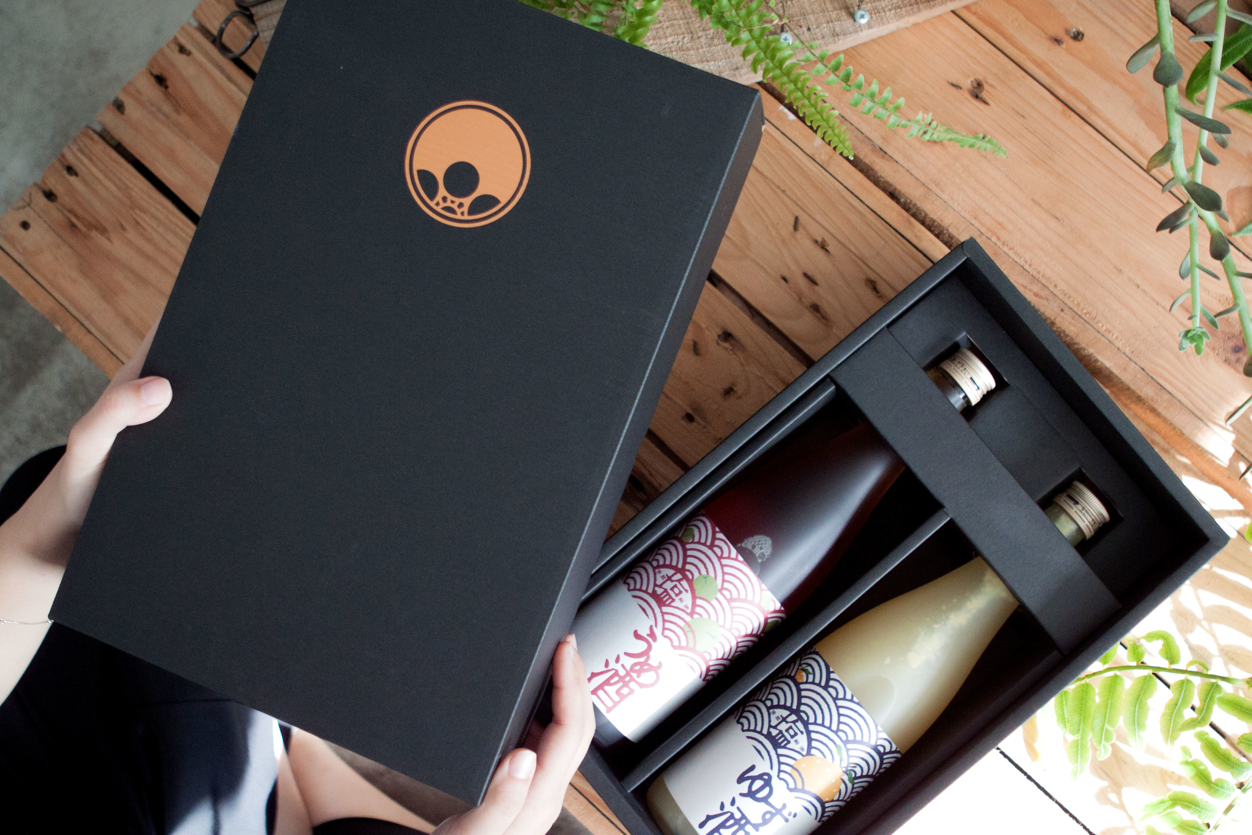 梅酒雙瓶禮盒包裝