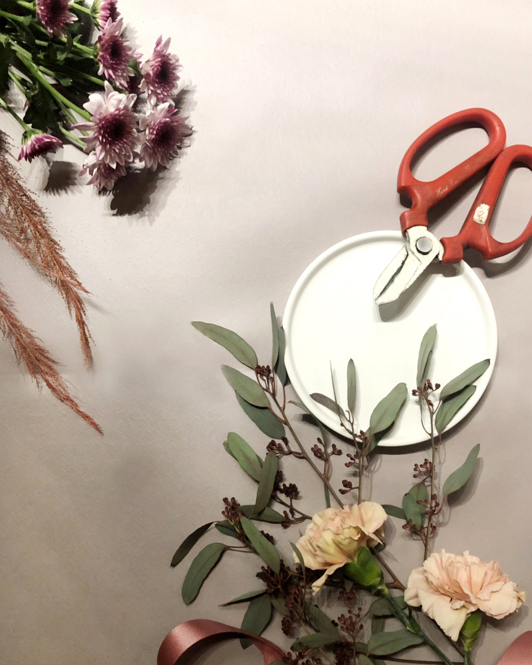 花藝教學 - 自然玩色 秋天的有機派對   授課日期 :  10/20 10/23