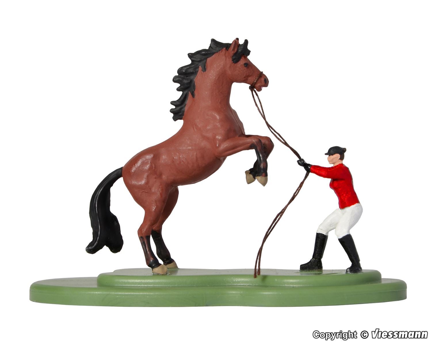Viessmann 1591 HO規 Rearing up horse 安撫馬匹.電動