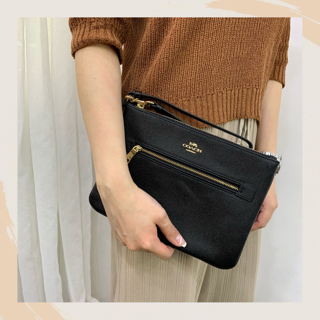 【名牌代購】COACH GALLERY POUCH #F79895/IMBLK