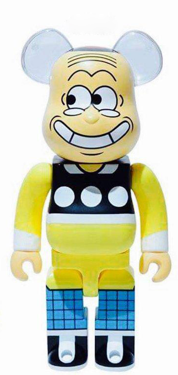 BE@RBRICK MASTER Q 老夫子 黃色 1000%