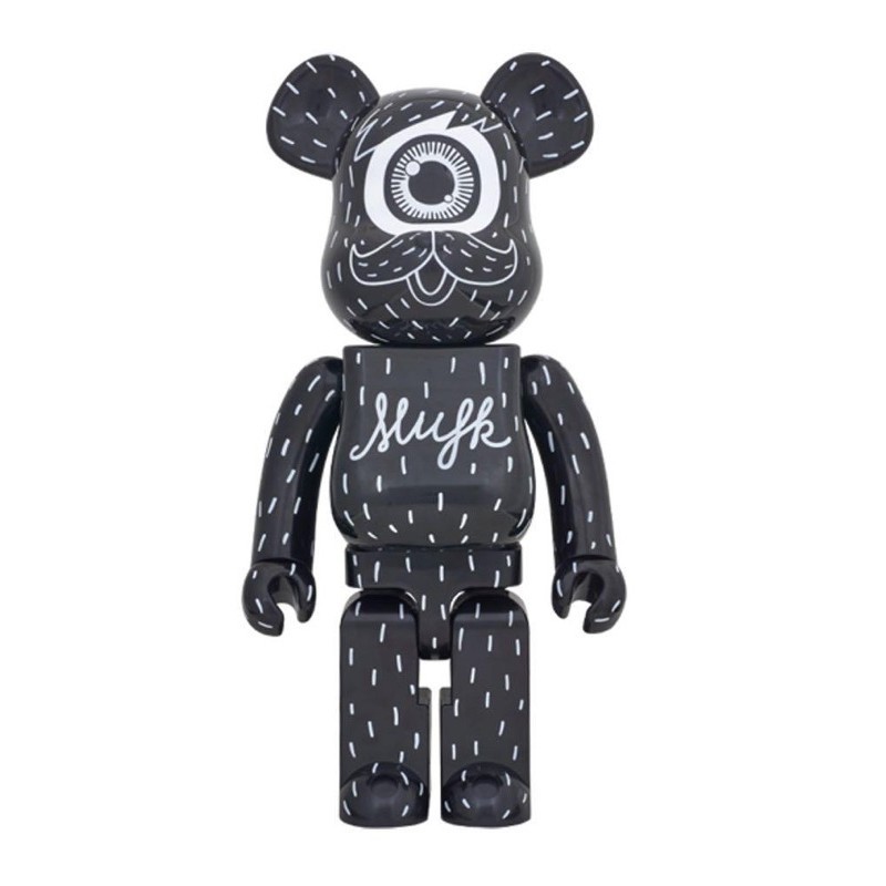 BE@RBRICK B@ 1000% ARTIST MMFK 大眼 泰國設計師款 黑白