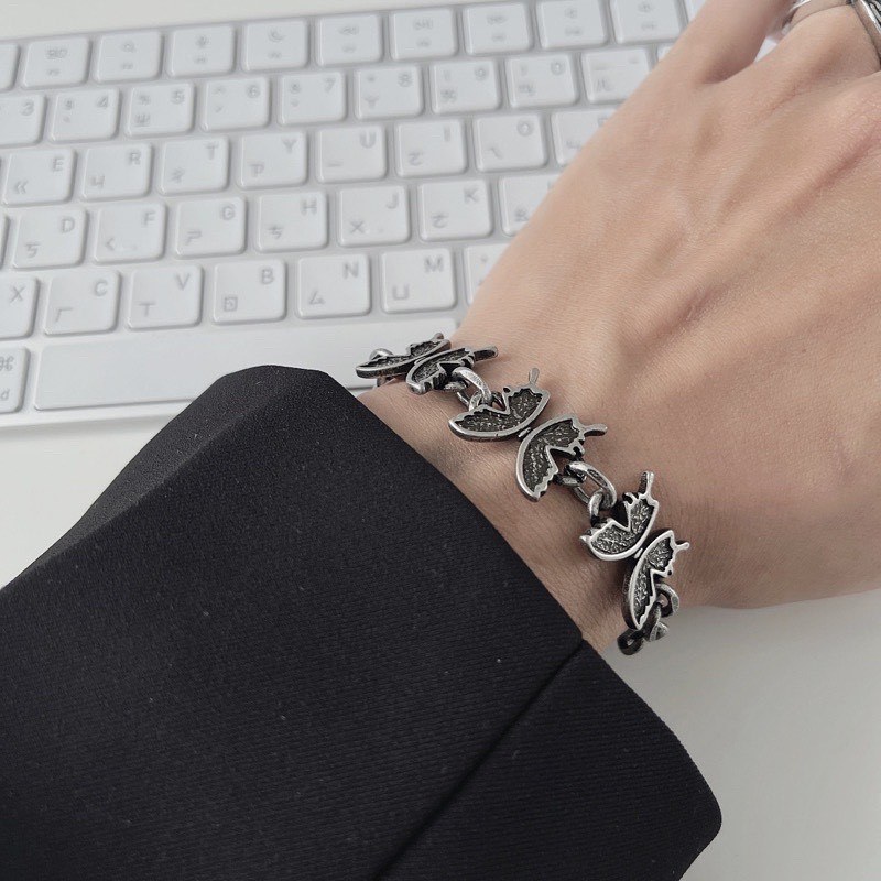 蝴蝶 / 做舊 / 仿舊 / 飾品 / 手飾 / 鈦鋼 / 手鍊