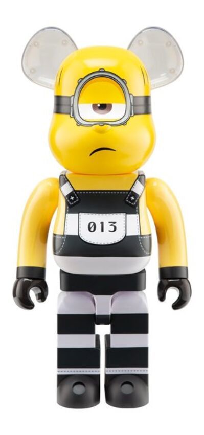 -(G18)-BE@RBRICK MEL 1000%  MINIONS 小小兵 神偷奶爸 囚犯裝 梅爾