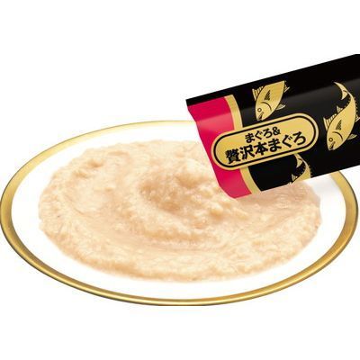 CIAO 吞拿魚+豪華吞拿魚．14Gx4支裝（貓小食）