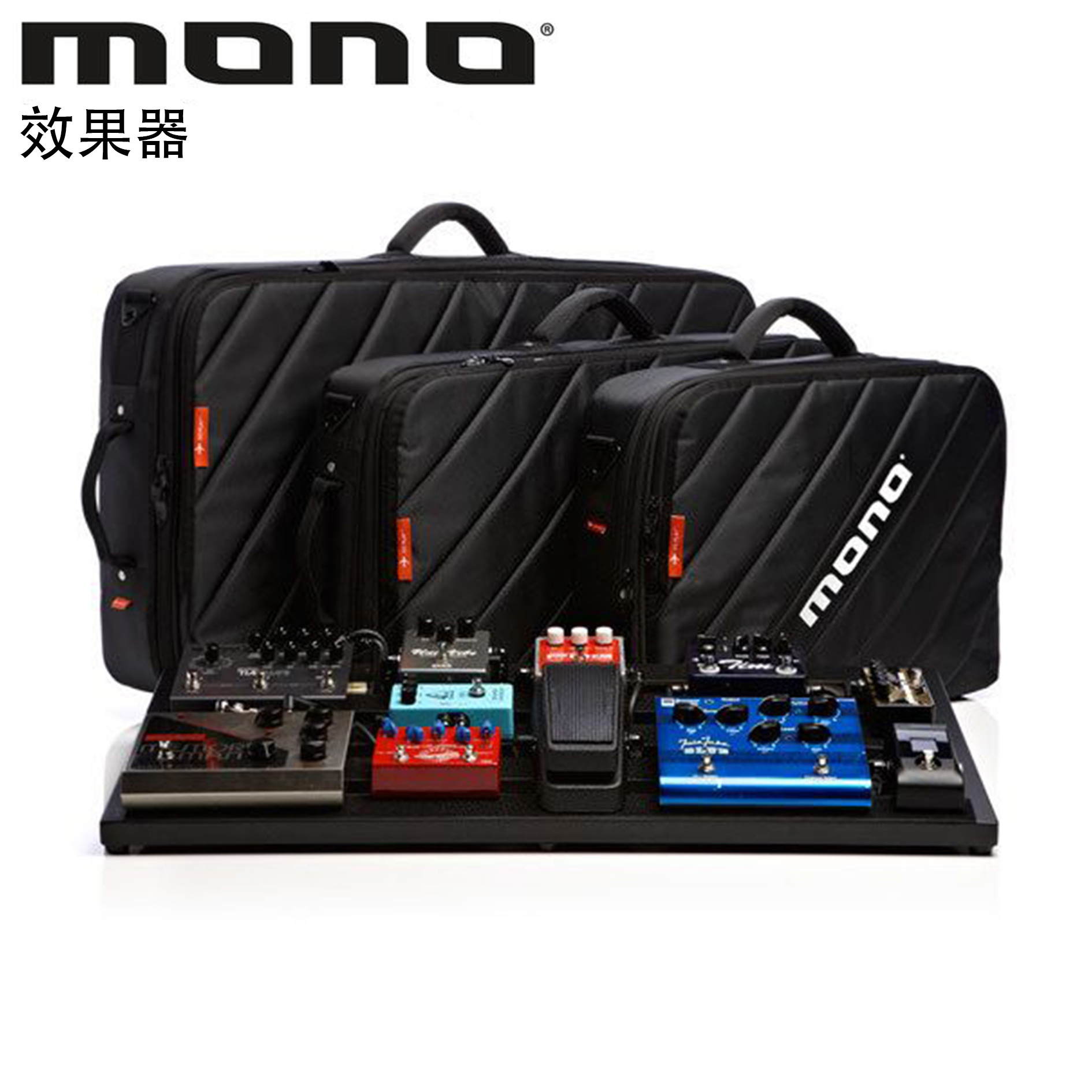 mono M80 TOUR V2-BLK Pedalboard Medium-