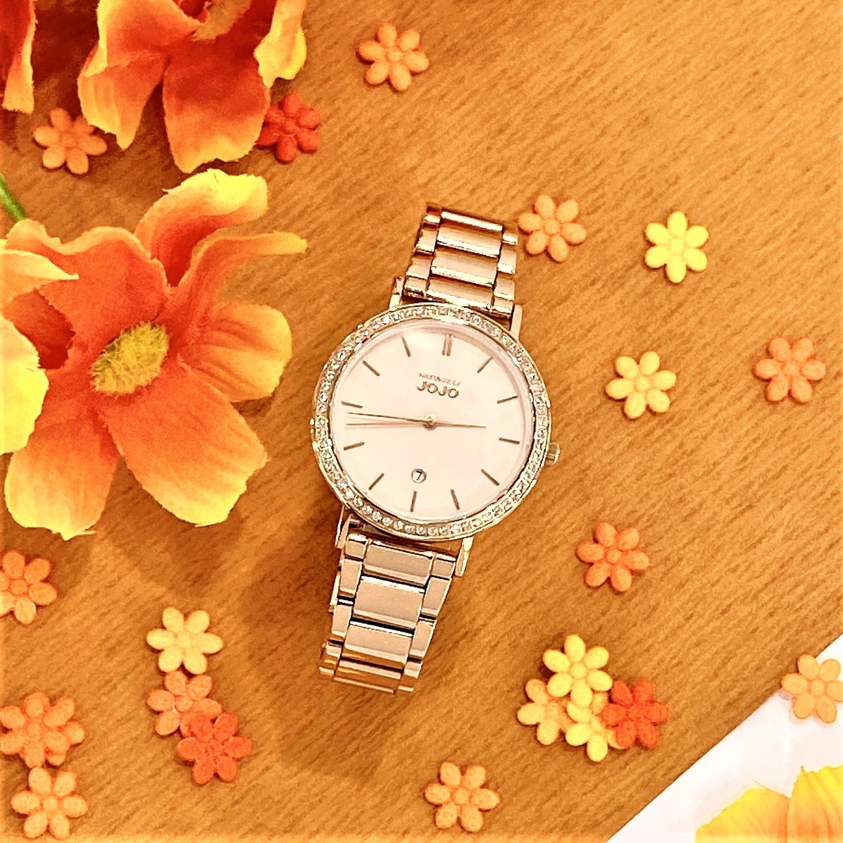 【NATURALLY JOJO】極簡美學不鏽鋼腕錶 JO96981-13R (34mm) 現代鐘錶