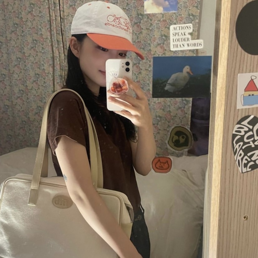 <韓國代購> FITB SISTER TRAPEZOID CANVAS BAG