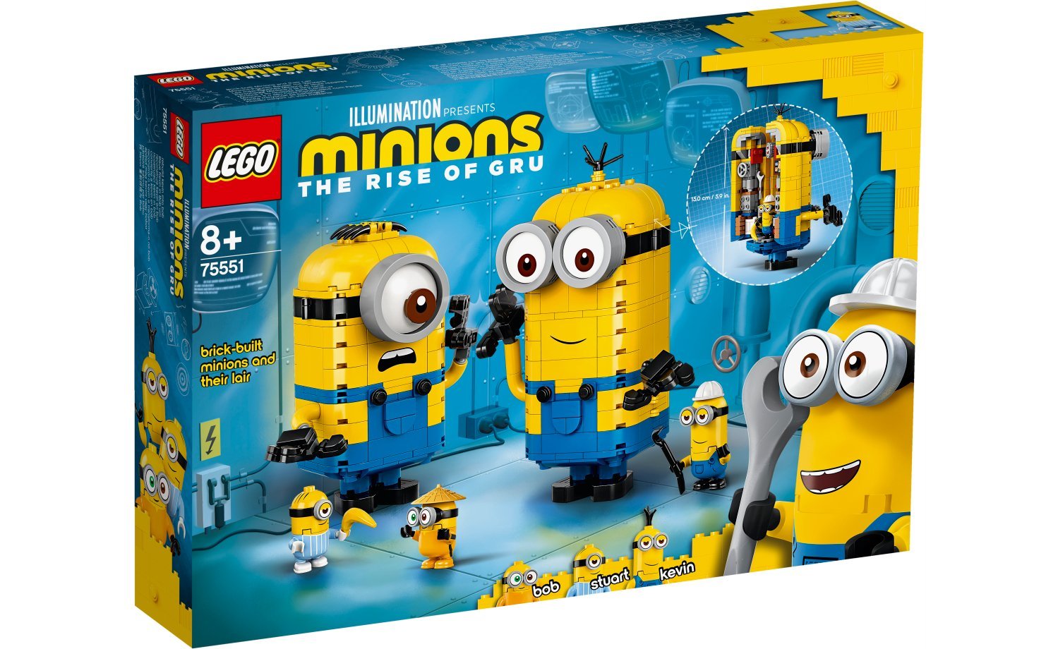 [飛米樂高積木磚賣店] LEGO 75551 Minions  Brick-built Minions Figures and their Lair小小兵