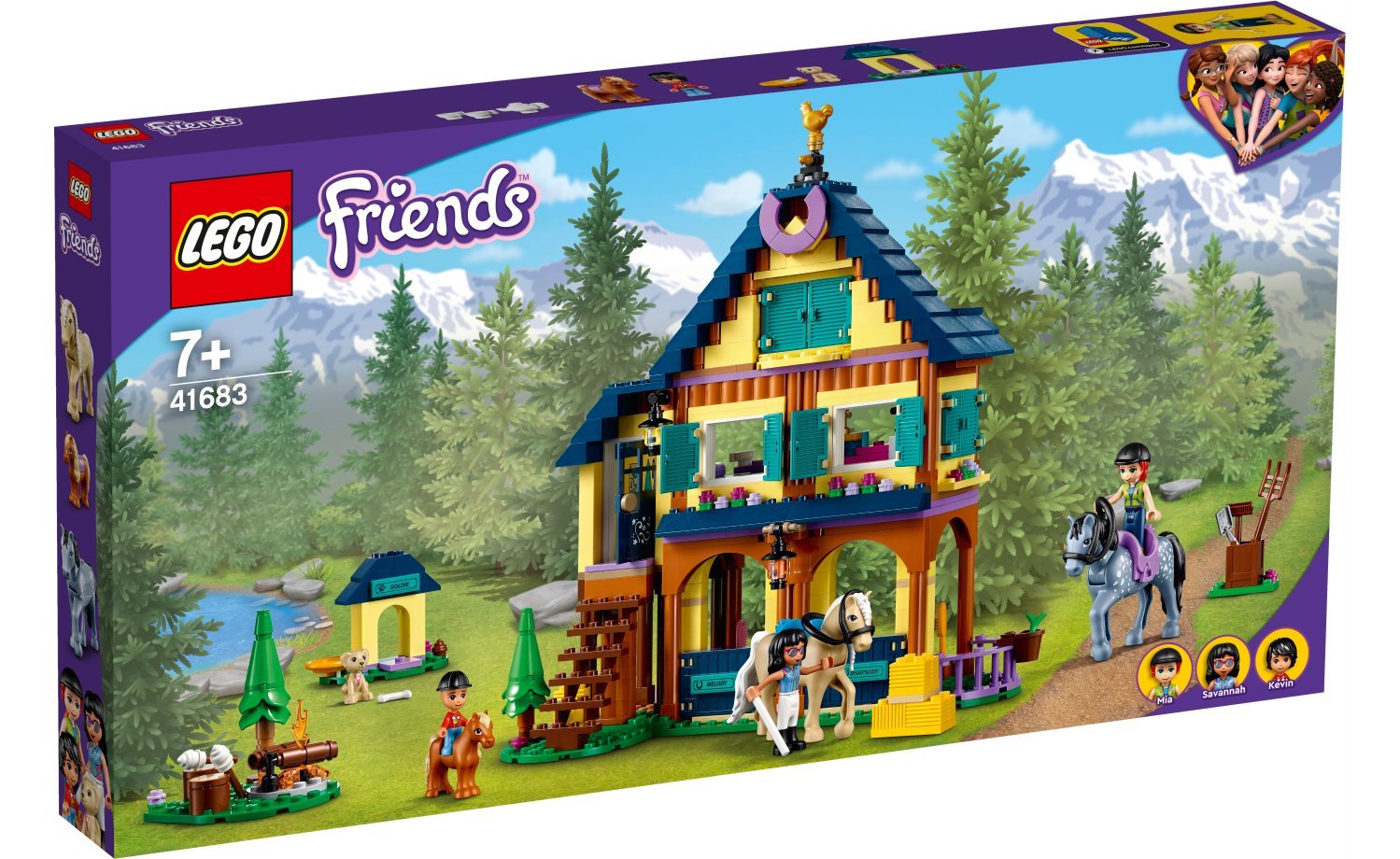 [飛米樂高積木磚賣店] LEGO 41683 女生好朋友系列 森林馬術中心