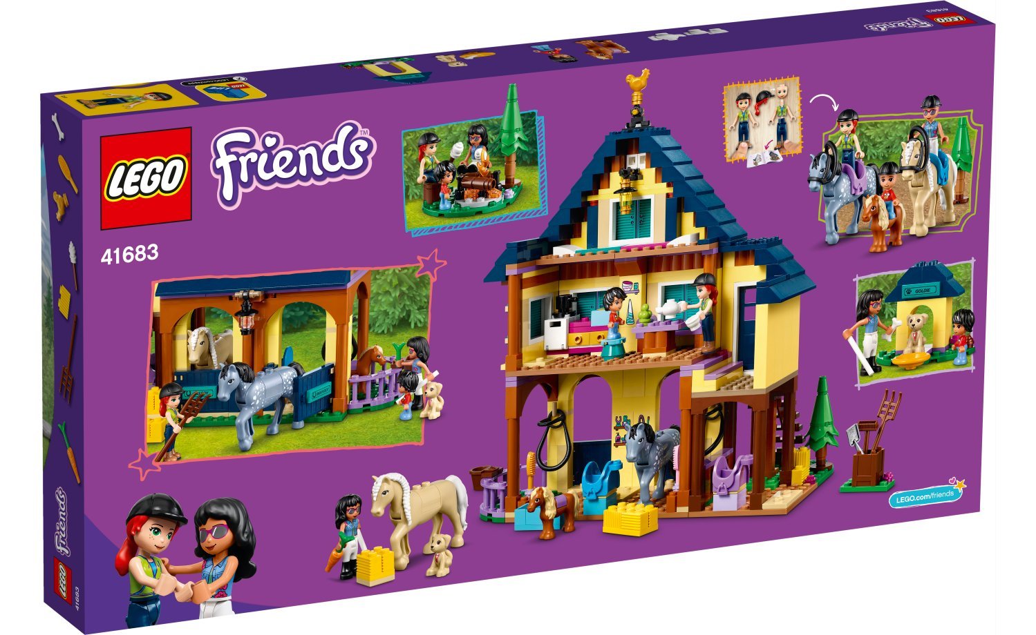 [飛米樂高積木磚賣店] LEGO 41683 女生好朋友系列 森林馬術中心