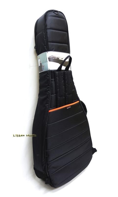 MONO MONO M80系列 木吉他袋 OM桶 古典吉他袋 防刮耐磨防潑水 M80-AC-BLK 黑色 第 5 張圖片｜三峽吉他 / Bass