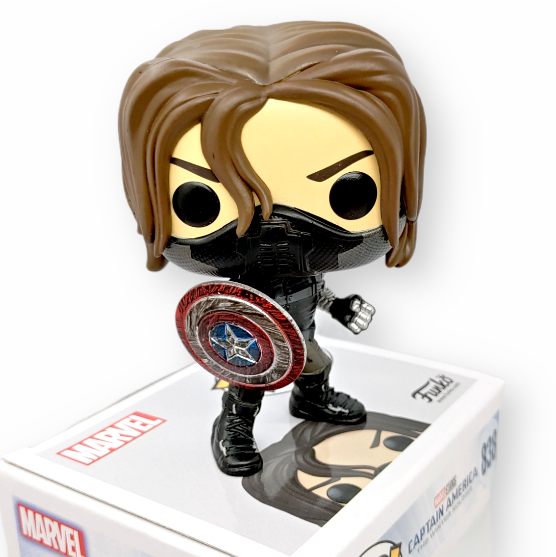 FUNKO POP<鷹隼與寒冬戰士>美隊-寒冬戰士(蒙面)-NO.838