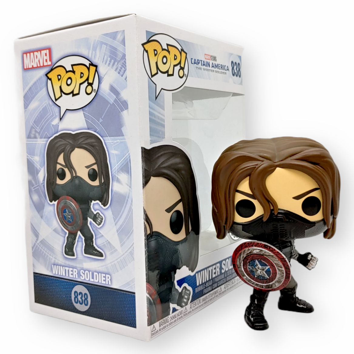 FUNKO POP<鷹隼與寒冬戰士>美隊-寒冬戰士(蒙面)-NO.838
