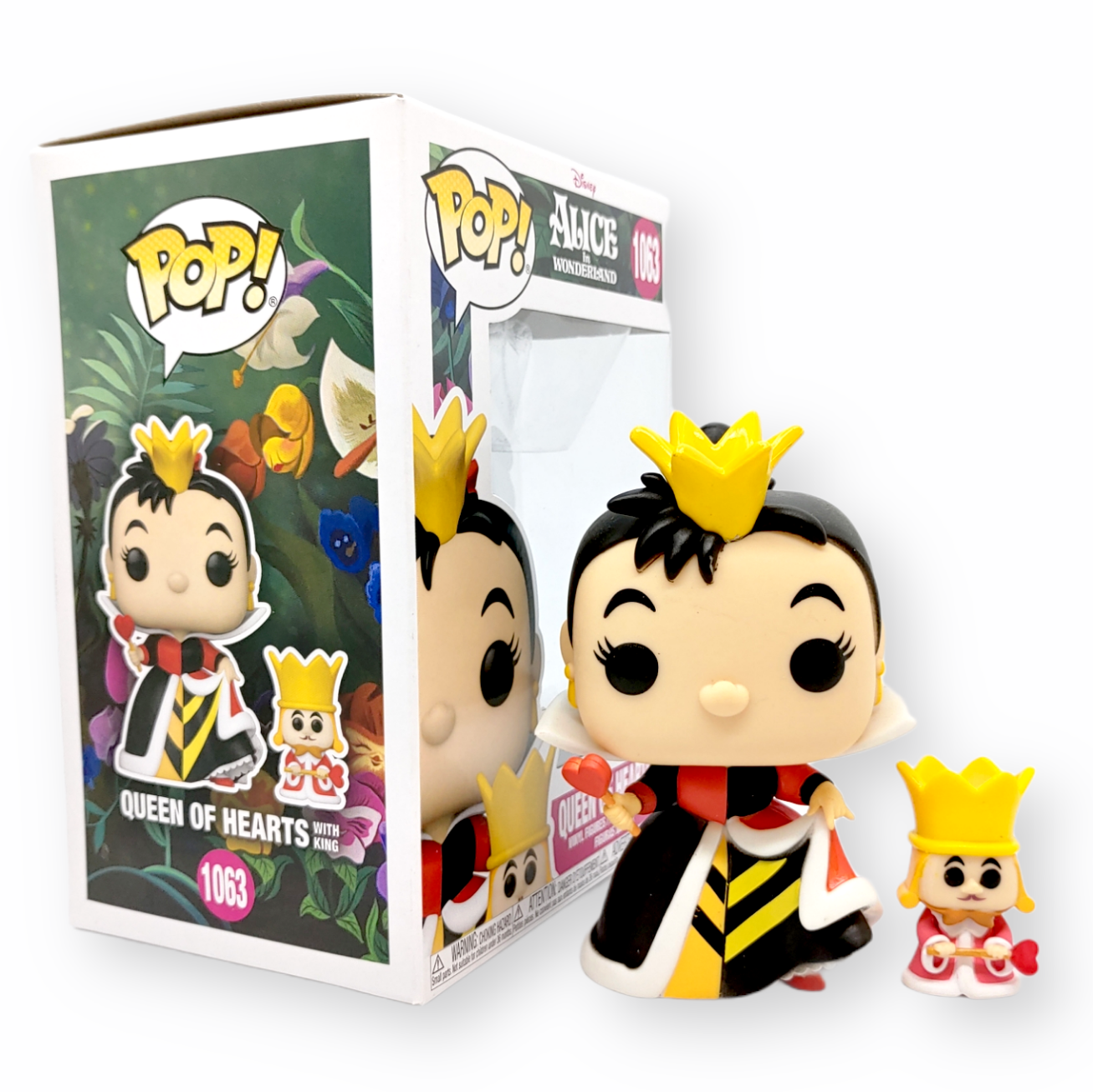 FUNKO POP <愛麗絲夢遊仙境>紅心女王與國王-No.1063