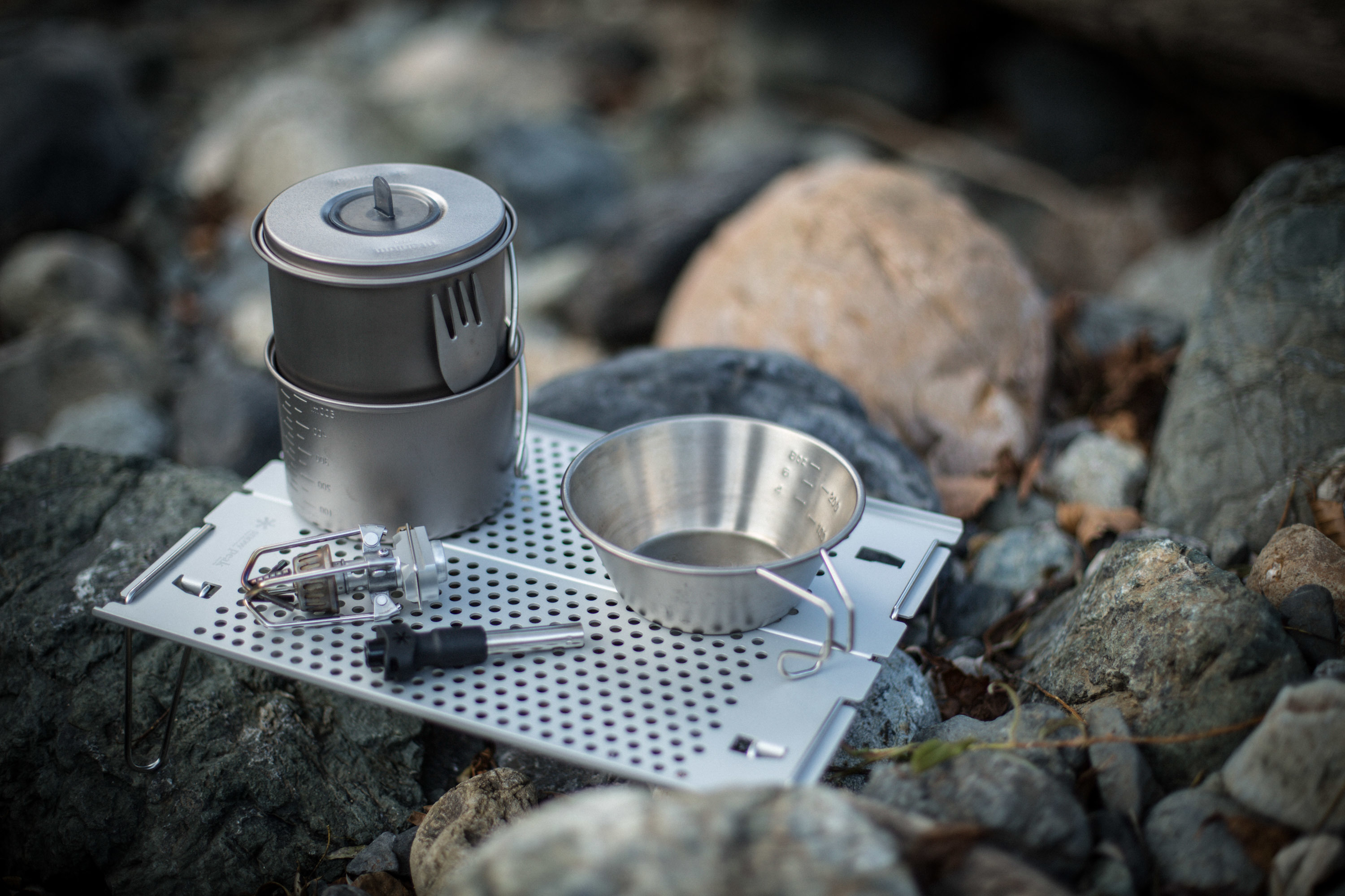 Snow Peak Titanium Mini Solo Combo SCS-004TR