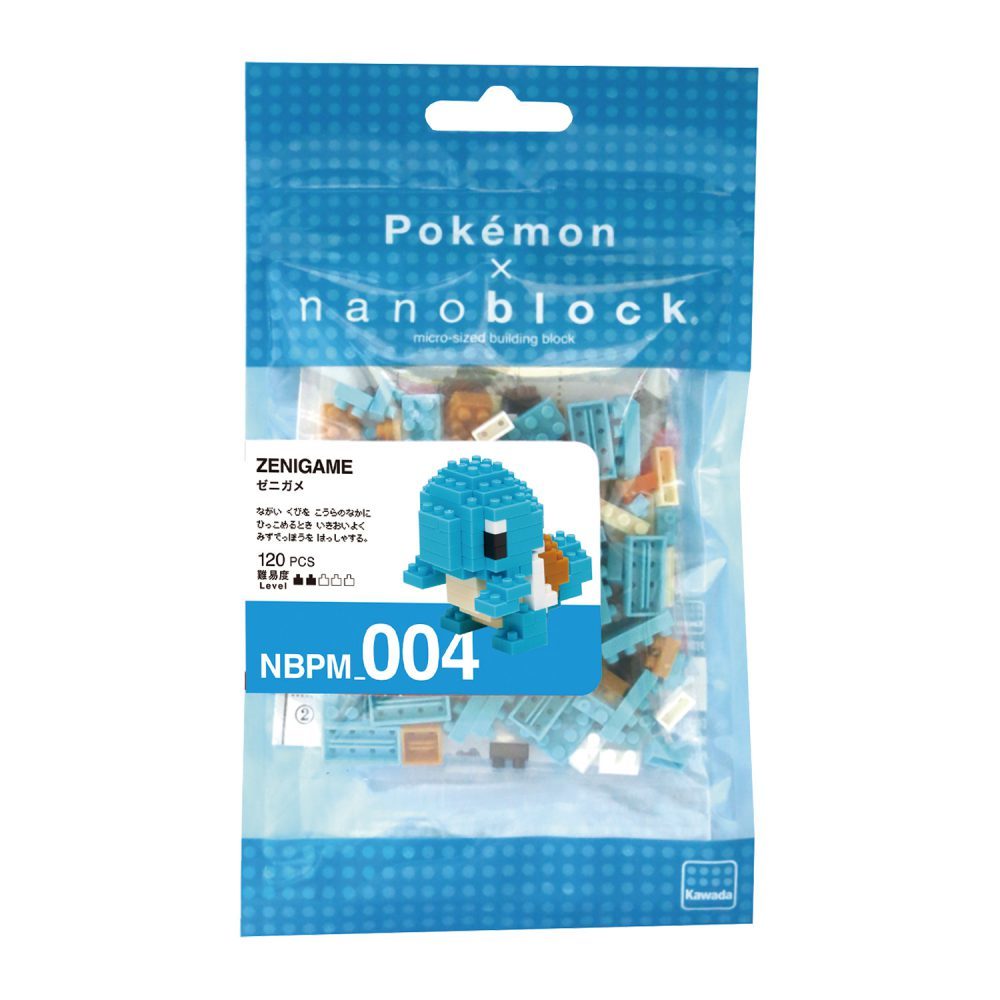 現貨｜Nanoblock Pokémon 車厘龜 ZENIGAME