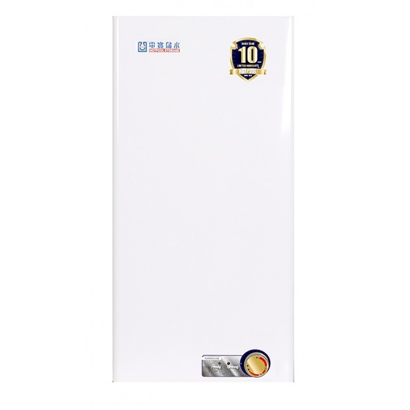 電寶 Hotpool   HPU-10E‧中央儲水式電熱水爐‧10加侖/38公升‧垂直方型‧香港行貨,原廠2年保養,內膽10年保養‧