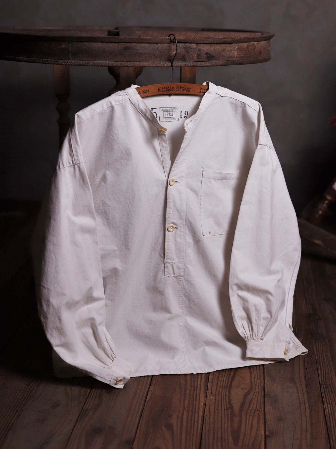 1920's French Theater Costume Bourgeron Shirt / 1920年代法