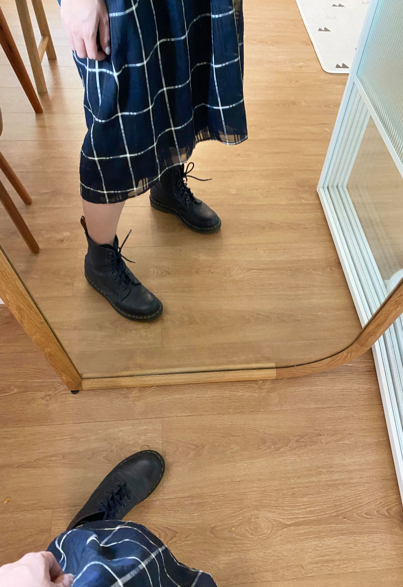 披星戴月短袖洋裝-夜空之光