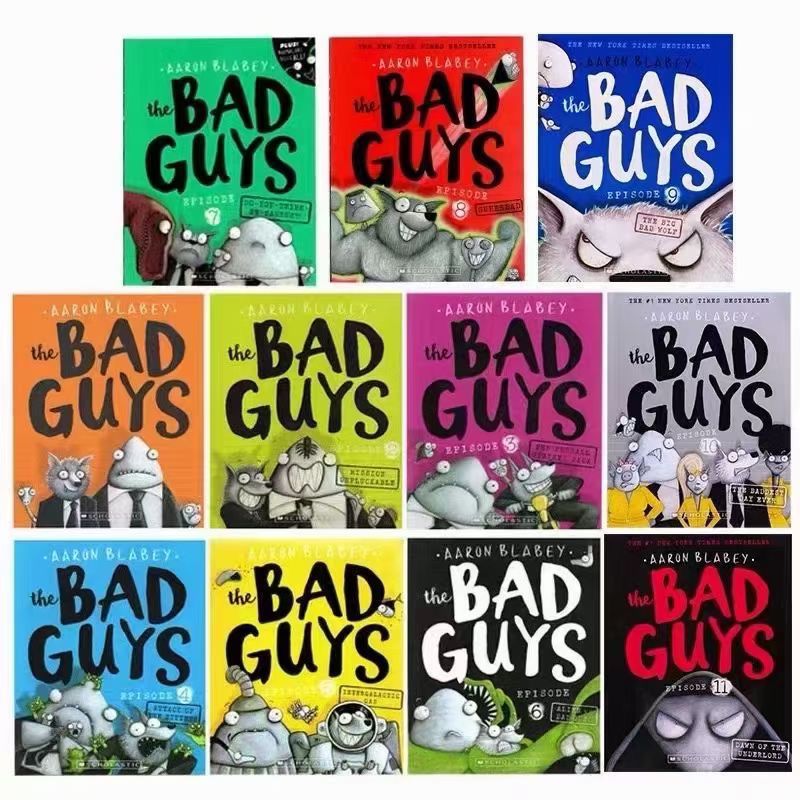 The Bad Guys Collection 1-18 books by Aron Blabey