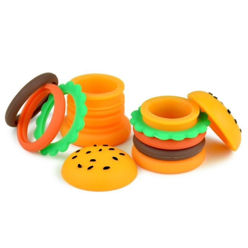 SILICONE HAMBURGER STORAGE CONTAINER
