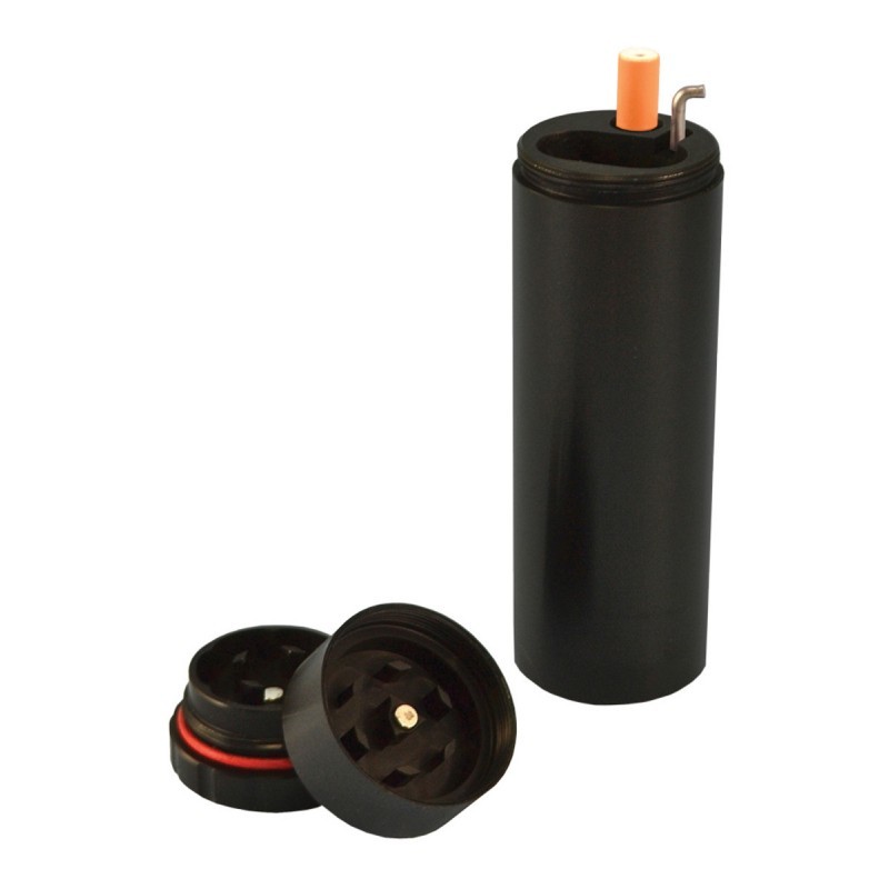 ALL IN 1 METAL SMOKE STOPPER W/POKER & GRINDER