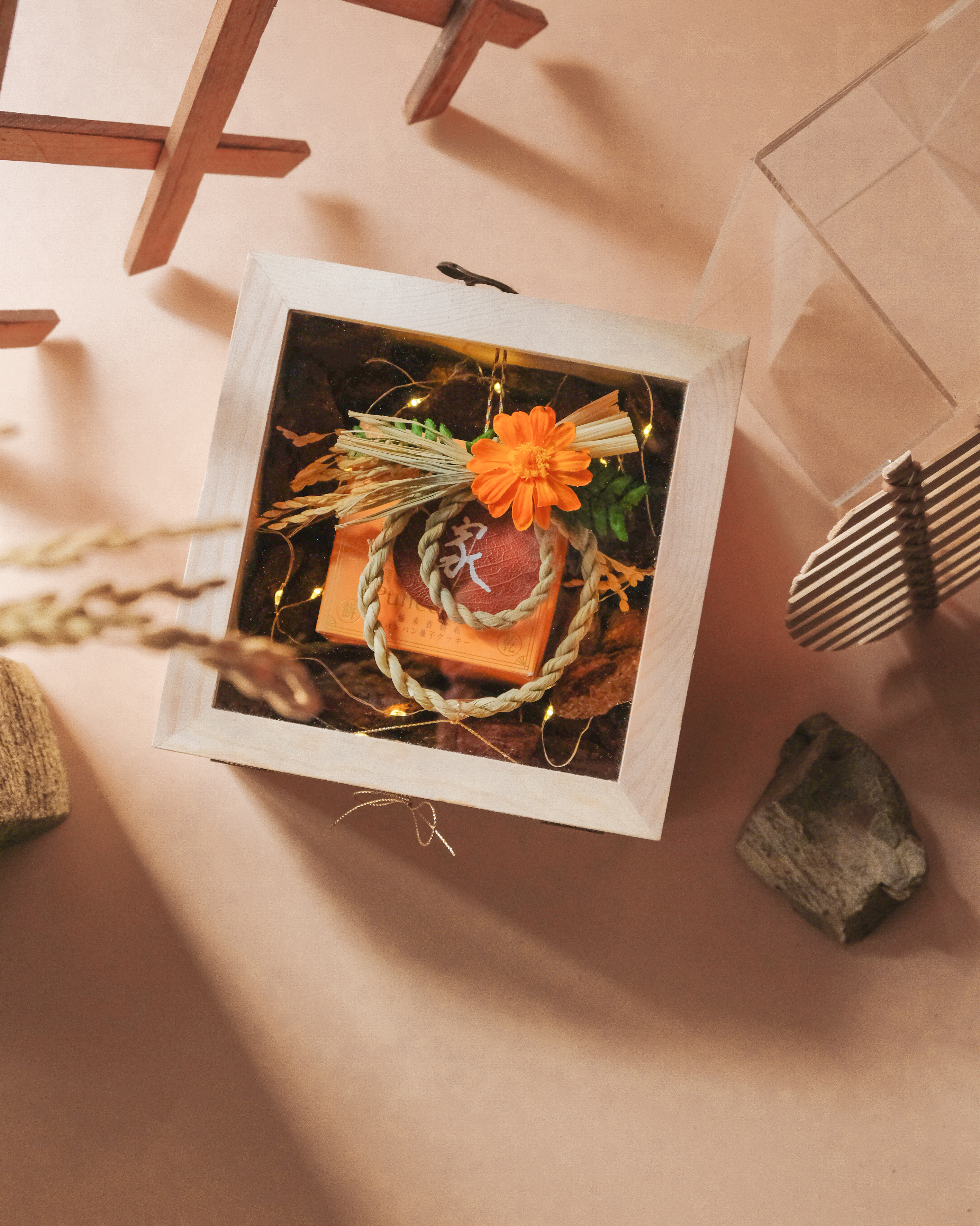 中秋不凋花禮盒｜溫暖的家〈 山木島聯名款 〉