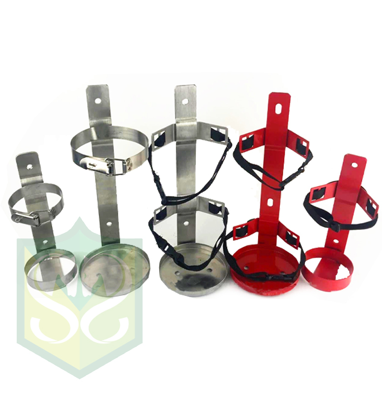 Fire Extinguisher Fixing Bracket (stainless steel hoop type / iron strap / stainless steel strap)