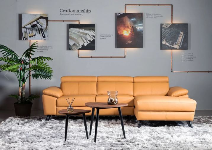 Marvin 可調式皮沙發