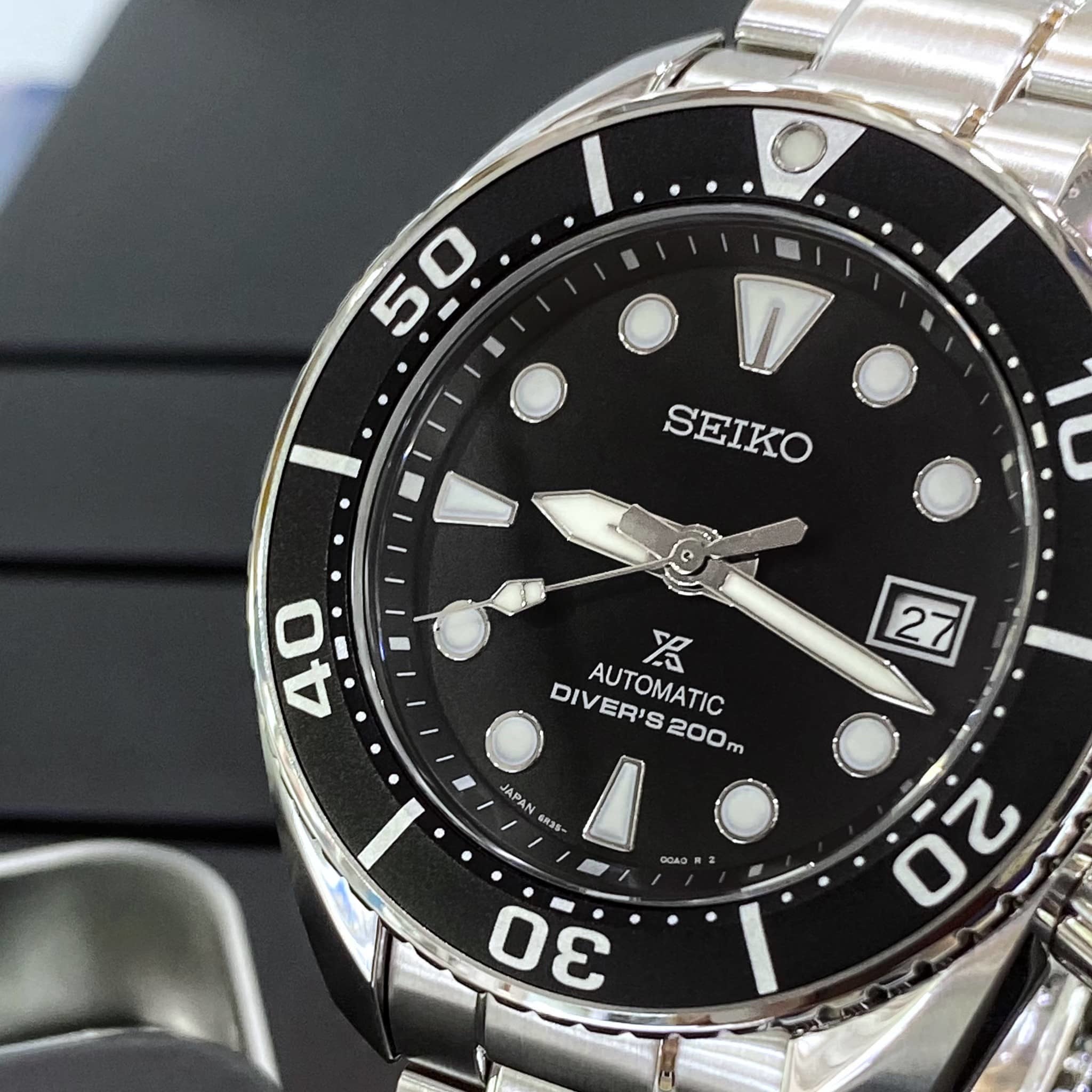 【SEIKO 精工】PROSPEX系列 黑水鬼相撲廣告款 潛水腕錶 6R35-00A0D 45mm 現代鐘錶