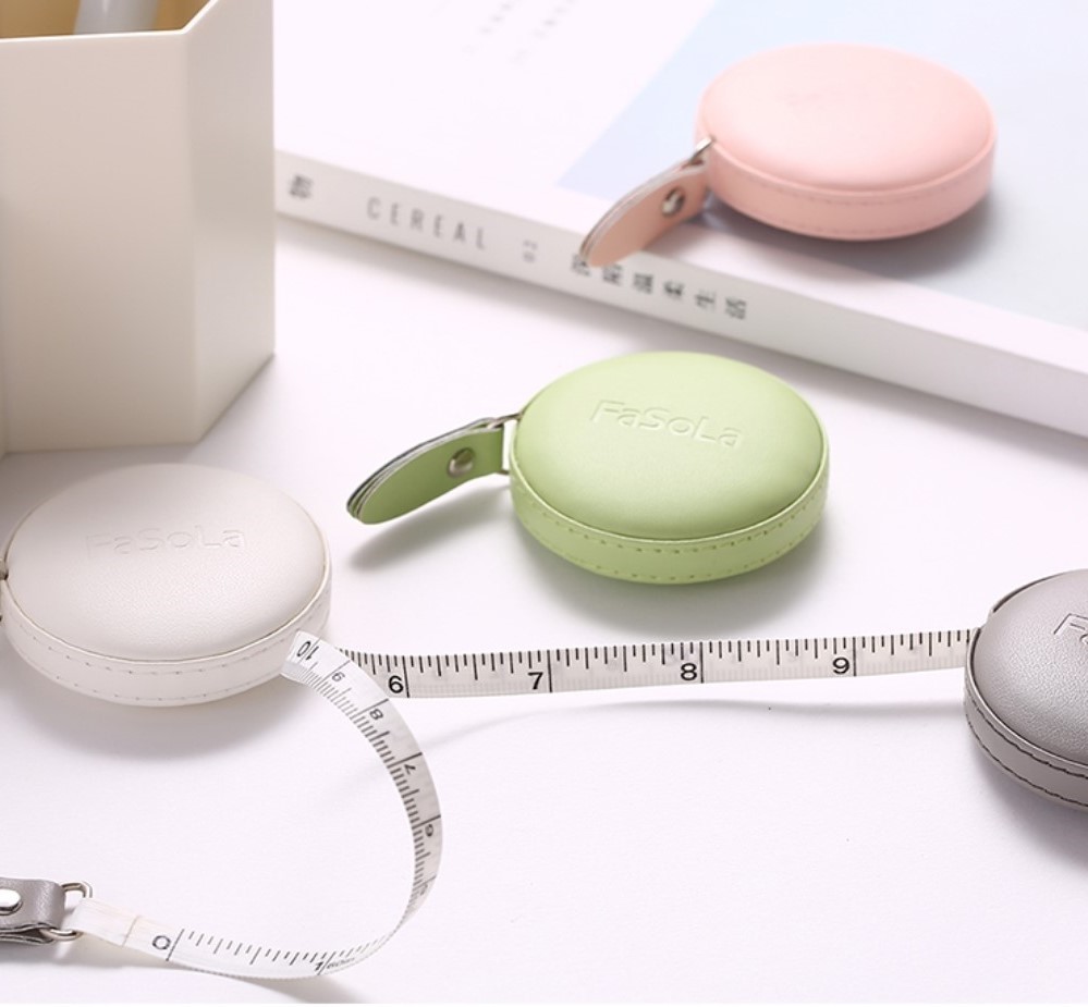 馬卡龍配色迷你伸縮皮尺