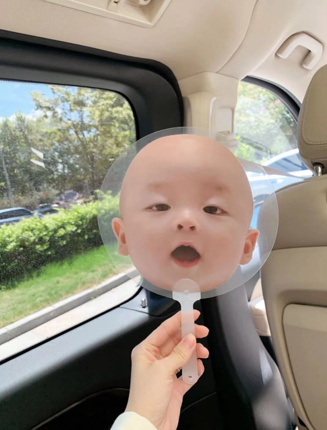 Kachus Diary客製化透明扇子