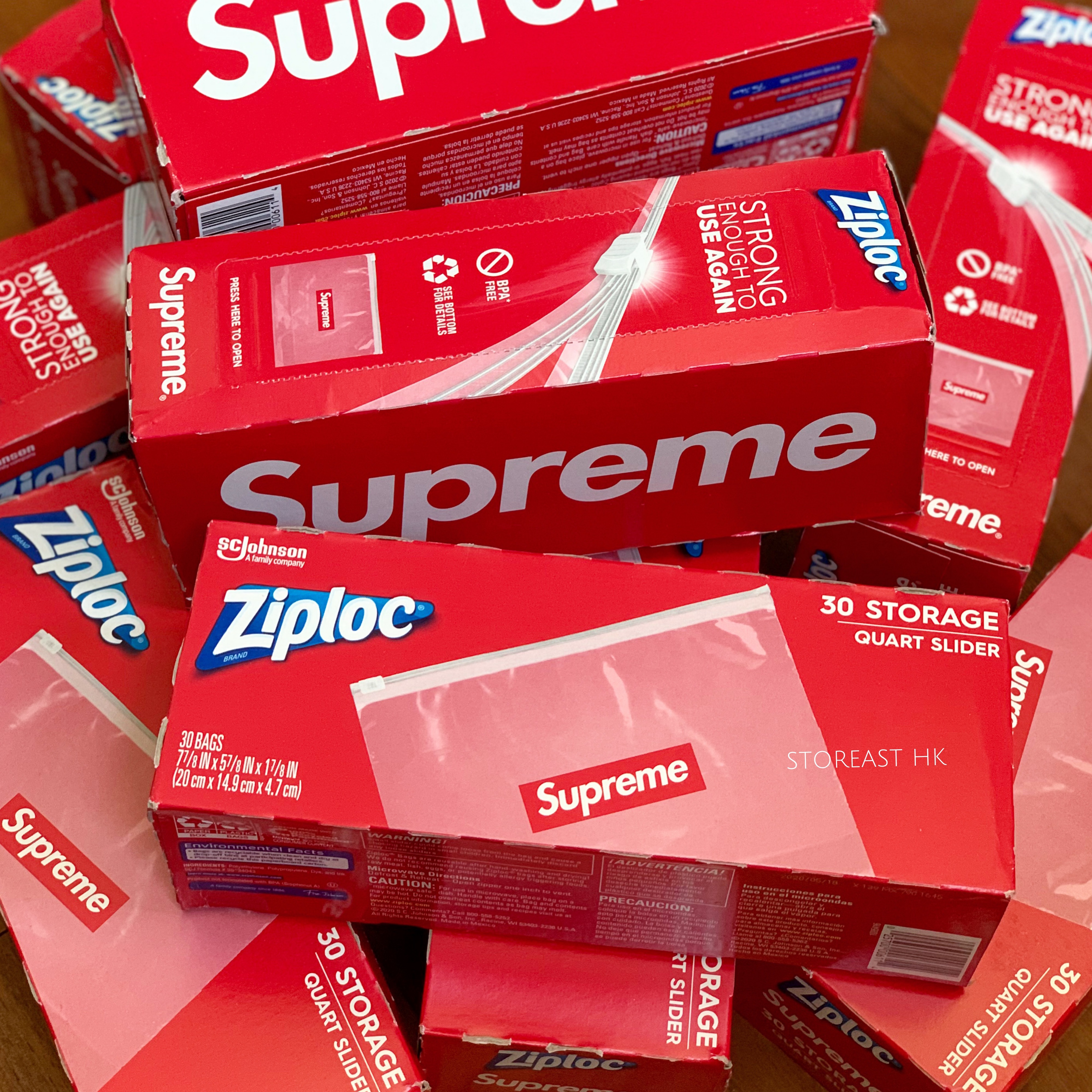 Supreme®/Ziploc® Bags (Box of 30)