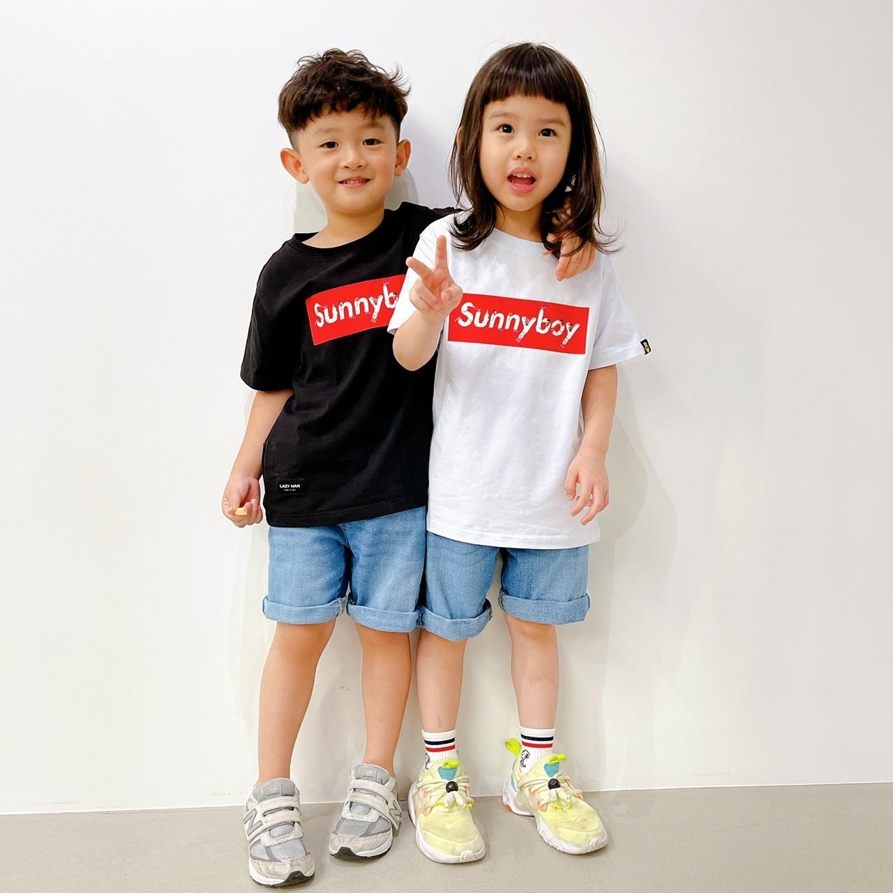 Lazy Man 陽光男孩翻玩T恤--兒童款