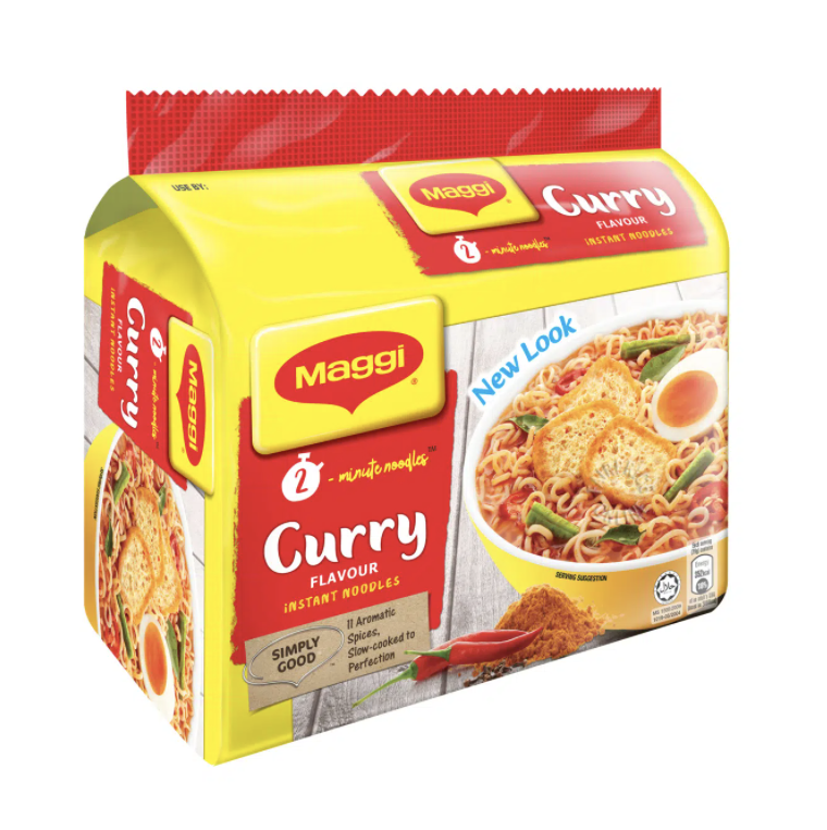 Maggi 咖哩味即食麵 [5包裝]